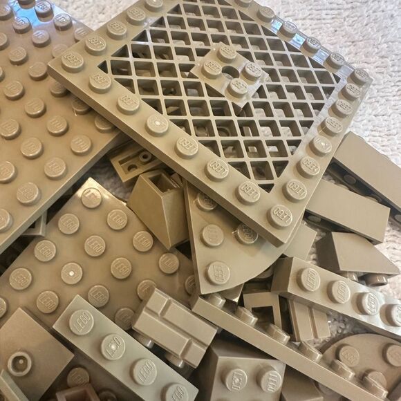 Lego Dark Tan Color Sorted Bricks Pieces Plates Parts Bulk Assorted Lot - Picture 4 of 12